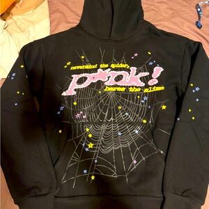 Black Sp5der Hoodie “I Love Spyder”
